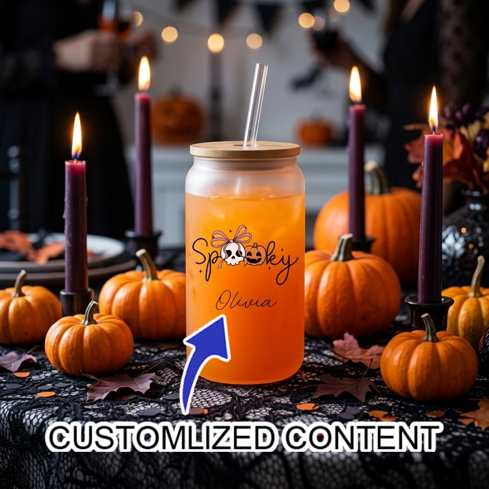 Custom Name Spooky Halloween G - Coffee Equipment With Name ulasan dan harga
