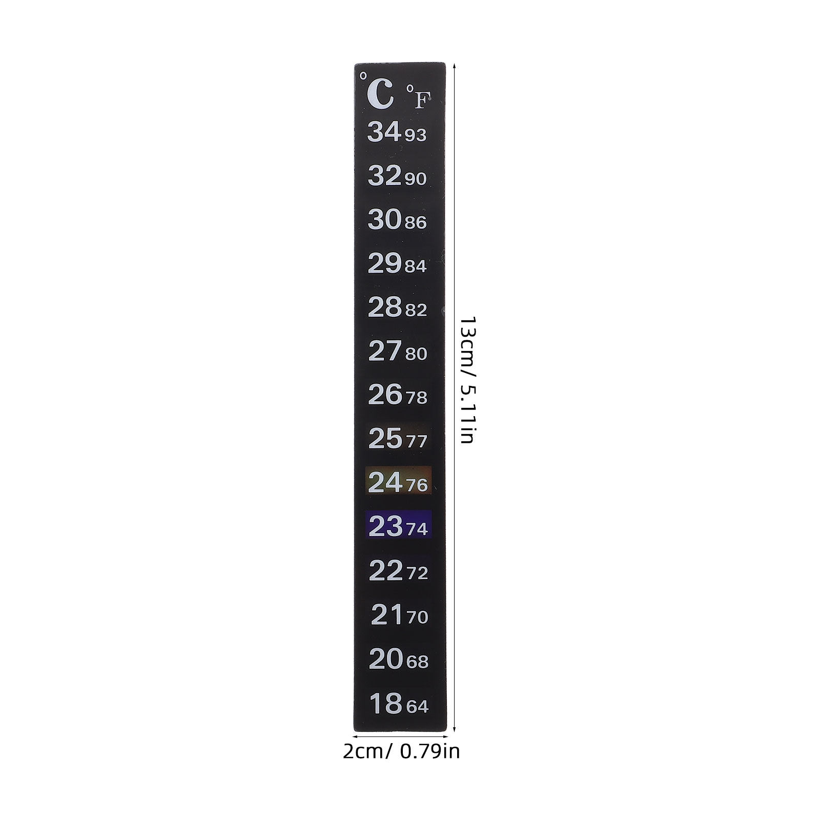 2Pcs Stick Aquarium Thermomete - Temperature Strip Thermometer ulasan dan harga
