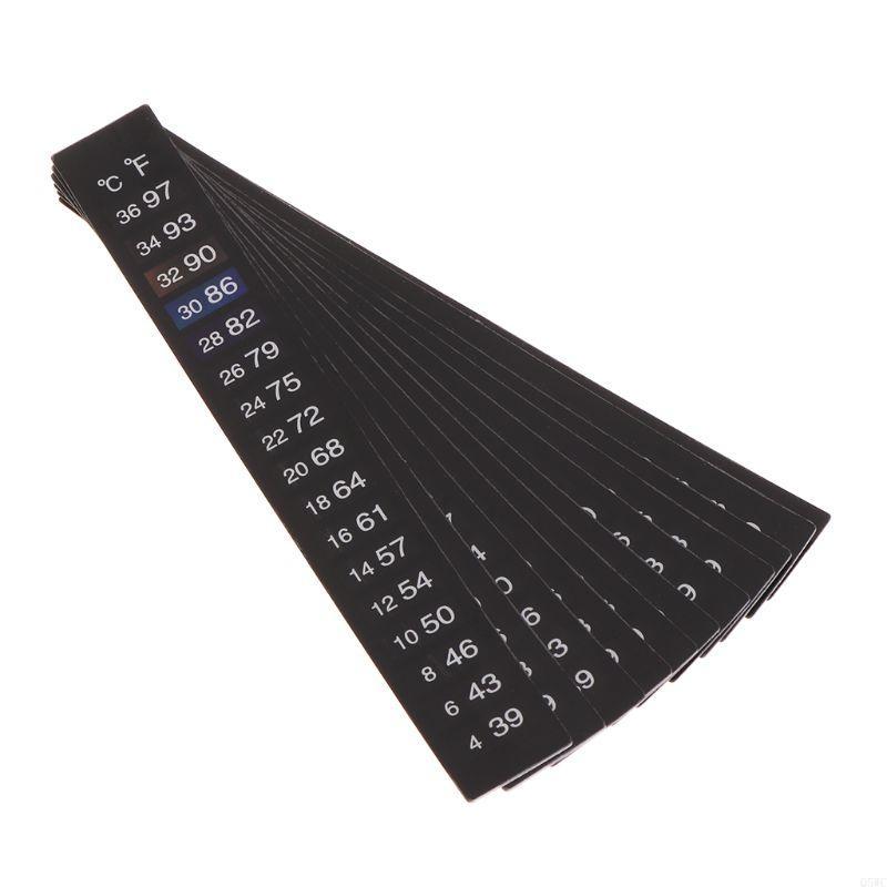 10 Pack Aquarium Thermometer S - Temperature Strip Thermometer ulasan dan harga