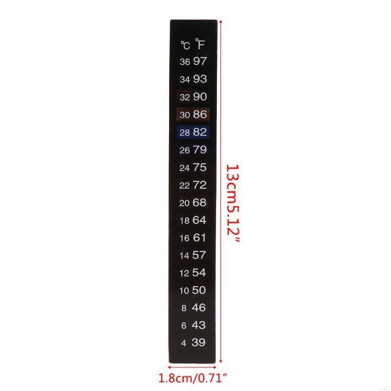 10 Pack Aquarium Thermometer S - Temperature Strip Thermometer ulasan dan harga