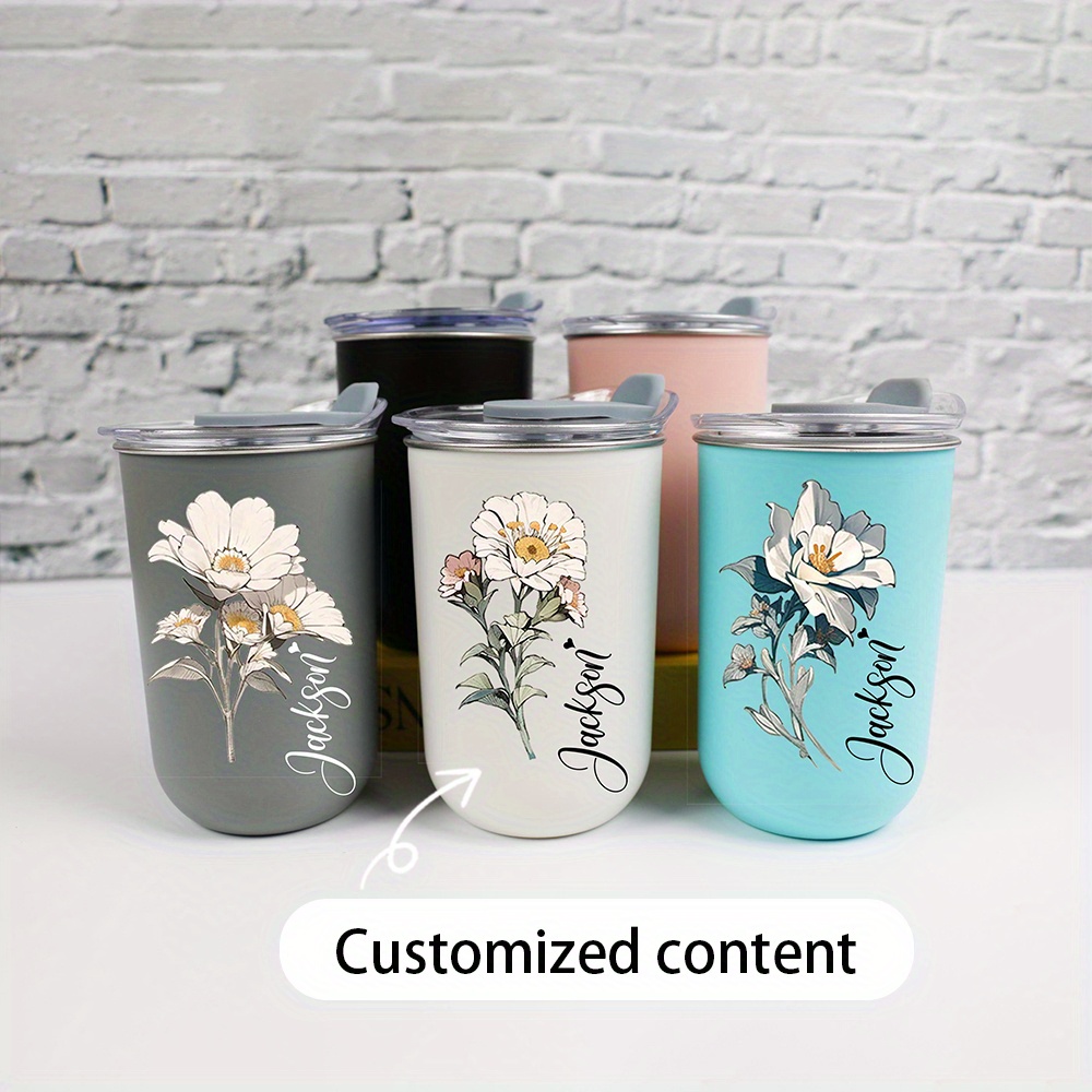 Custom Name Vintage White Flor - Coffee Equipment With Name ulasan dan harga