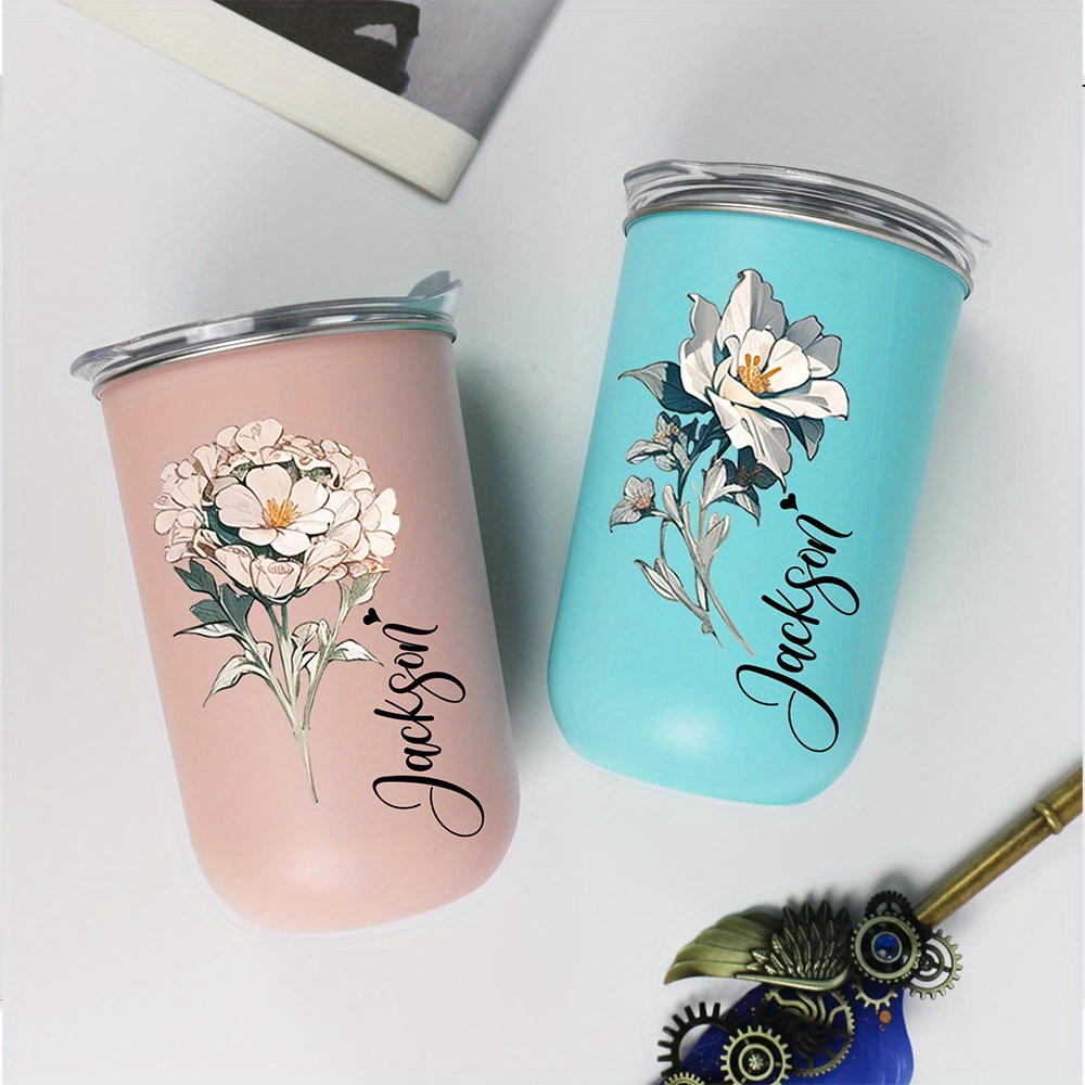 Custom Name Vintage White Flor - Coffee Equipment With Name ulasan dan harga