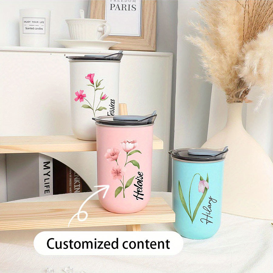 Personalized Name Birth Flower - Coffee Equipment With Name ulasan dan harga