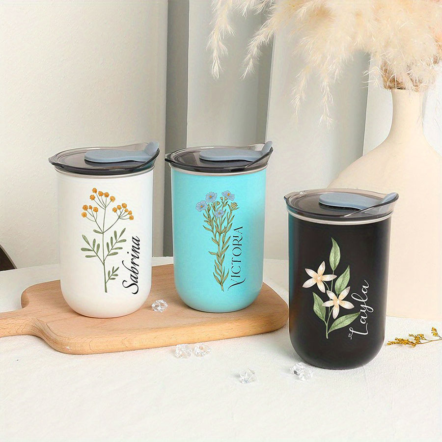 Personalized Name Birth Flower - Coffee Equipment With Name ulasan dan harga