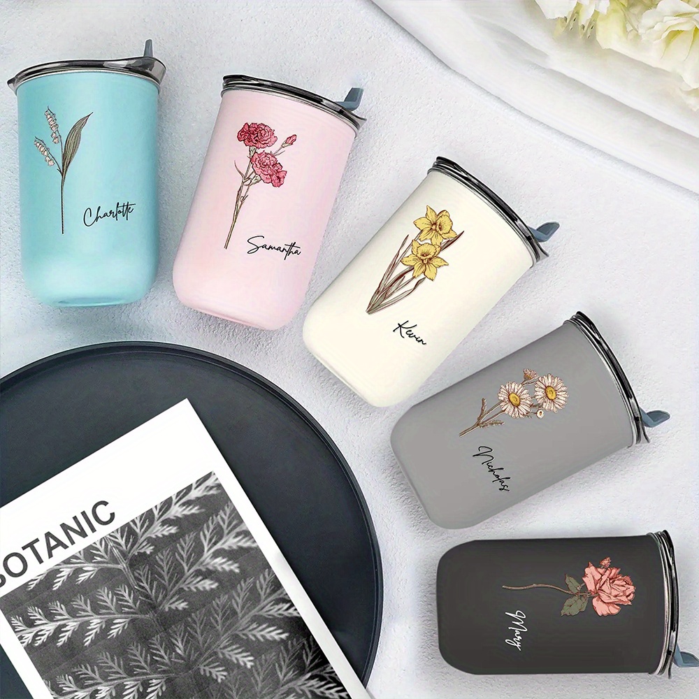 Personalized Birth Flower Coff - Coffee Equipment With Name ulasan dan harga