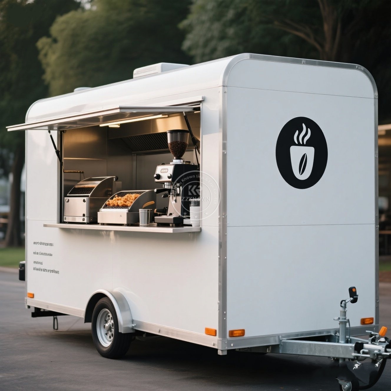 Custom Big Coffee Van Mobile F - Coffee Equipment Europe ulasan dan harga