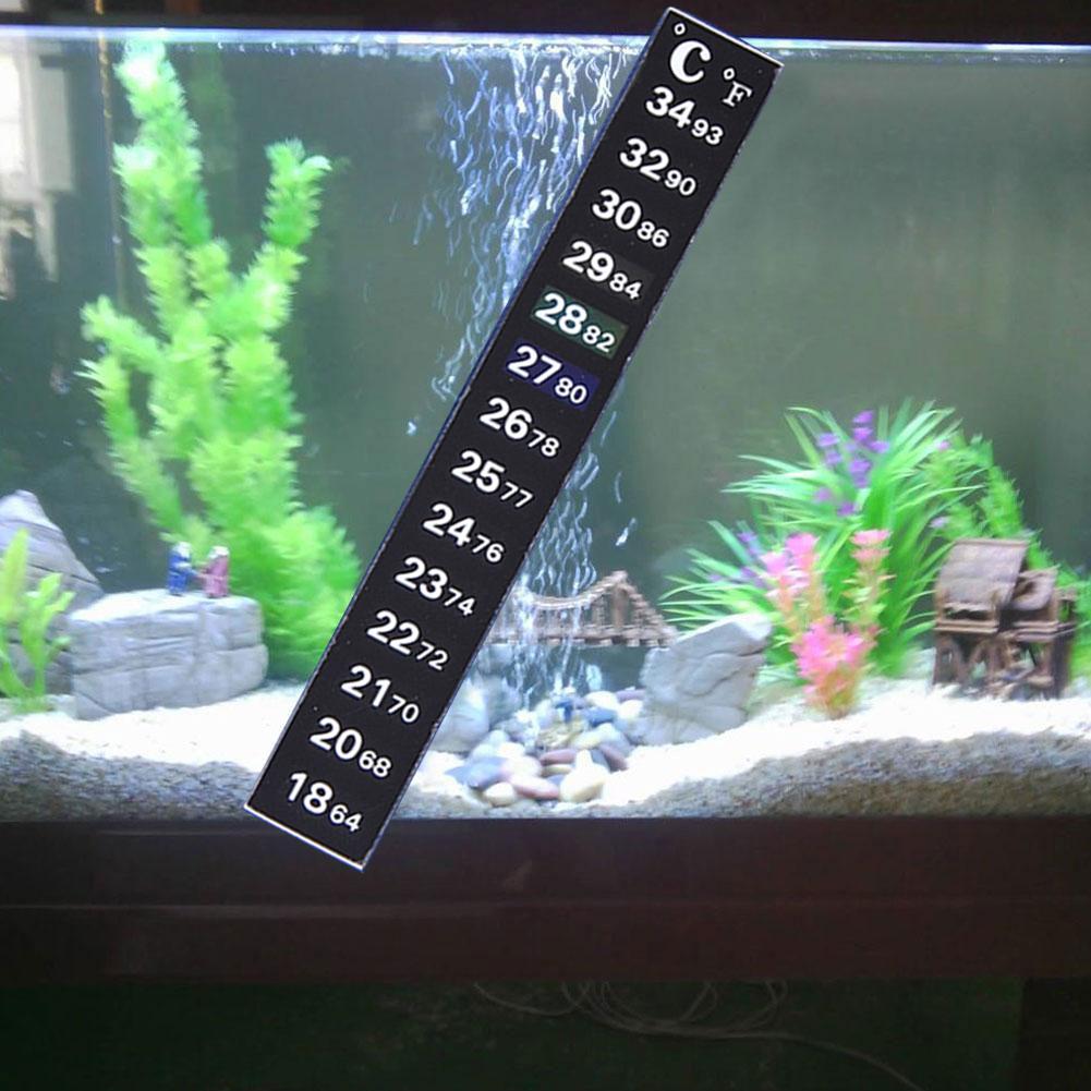 1pcs Digital Aquarium Home Sti - Temperature Strip Thermometer ulasan dan harga
