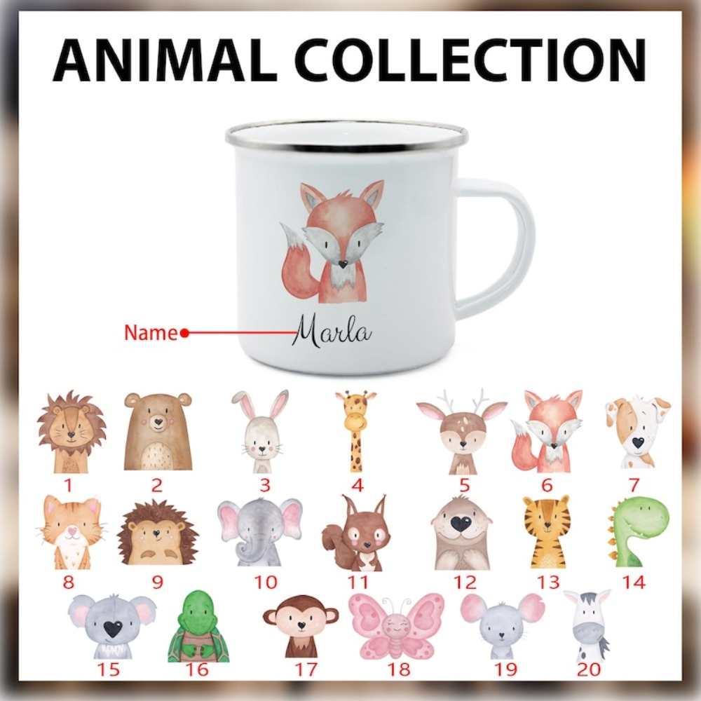 Custom Animal with Name Coffee - Coffee Equipment With Name ulasan dan harga