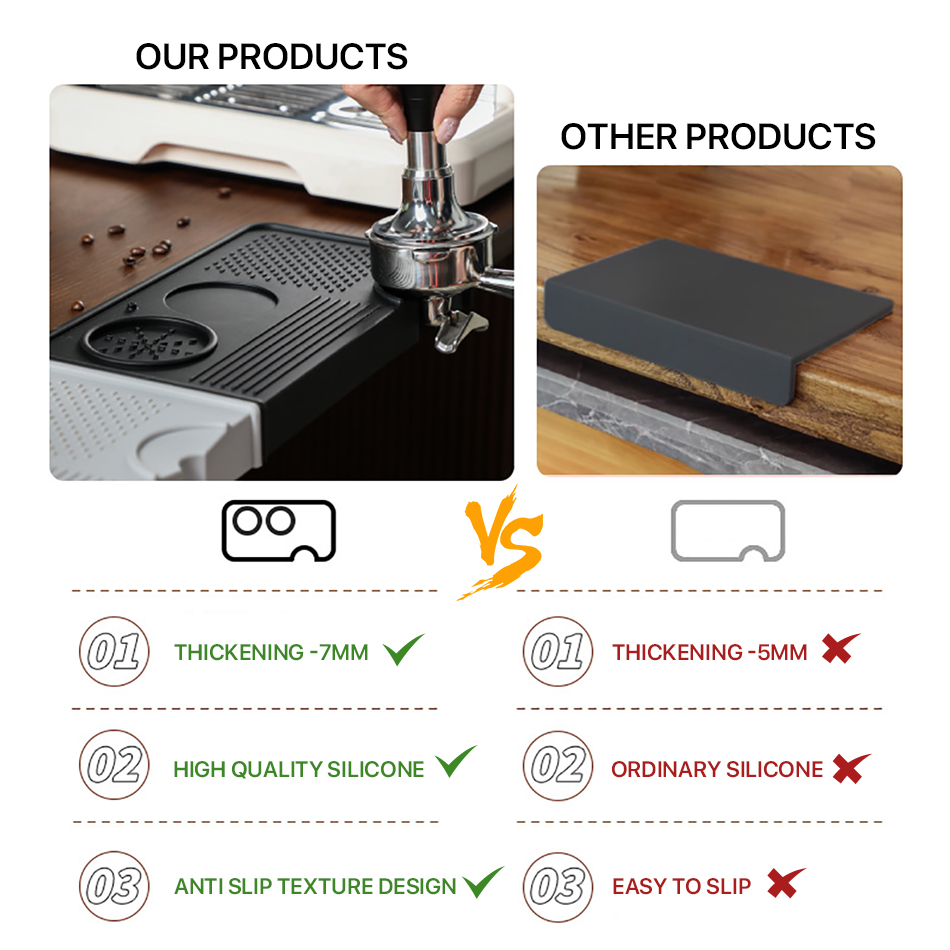 Coffee Tamper Mat Station Stan - Coffee Equipment Accessories ulasan dan harga