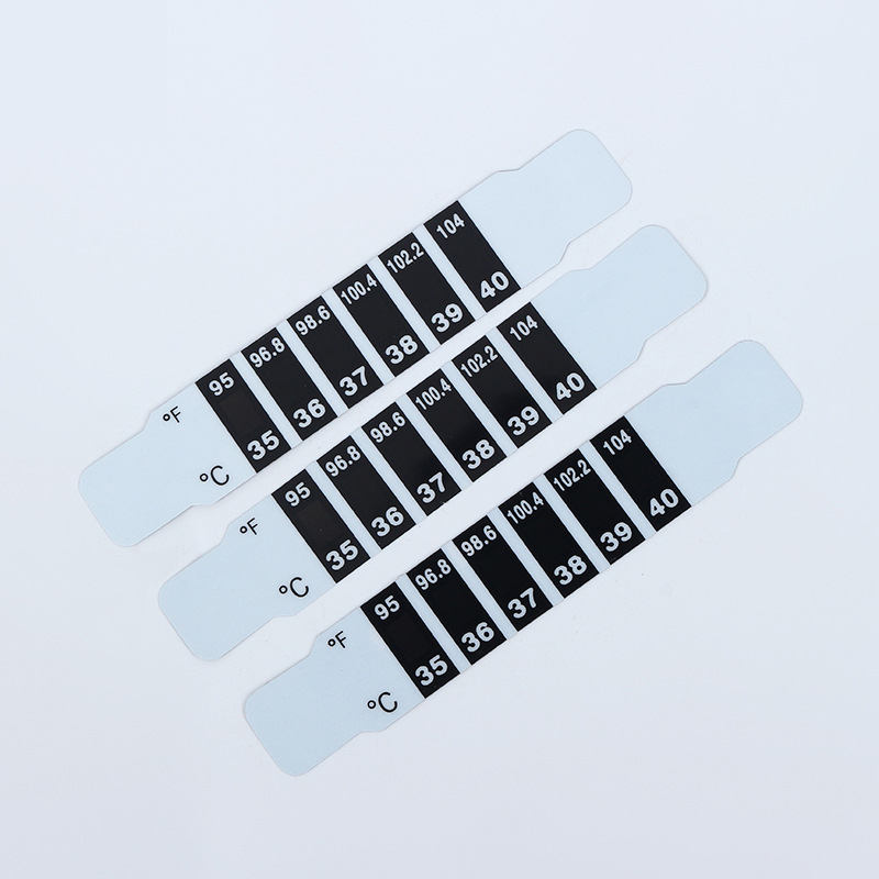 10Pcs Forehead Head Strip Ther - Temperature Strip Thermometer ulasan dan harga