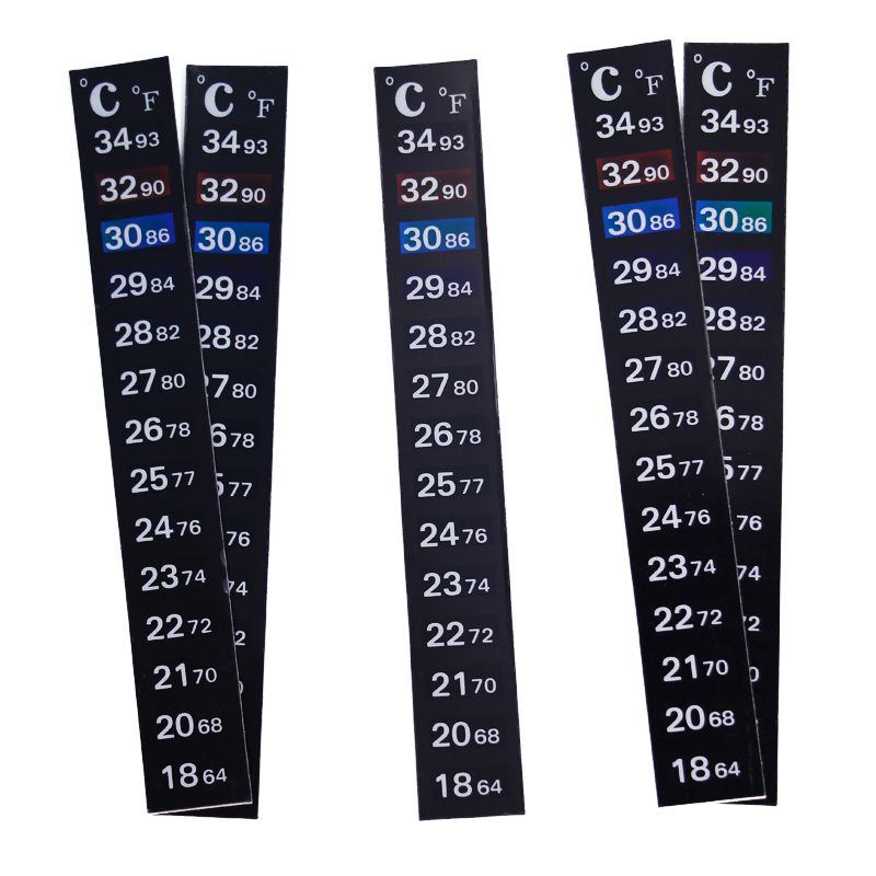 1/2/3/5pcs/lot Change Color Th - Temperature Strip Thermometer ulasan dan harga