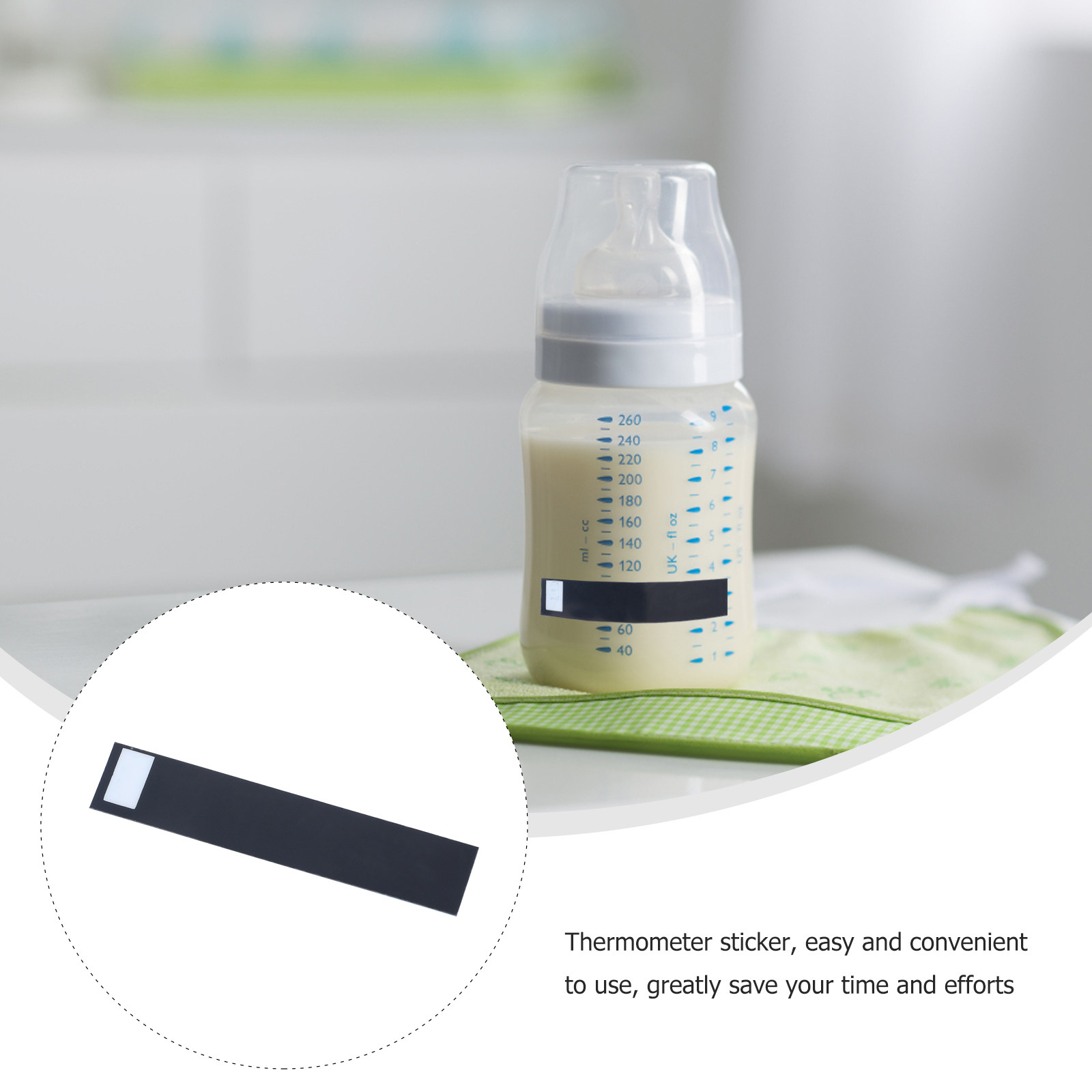 3Pcs Liquid Crystal Thermomete - Temperature Strip Thermometer ulasan dan harga