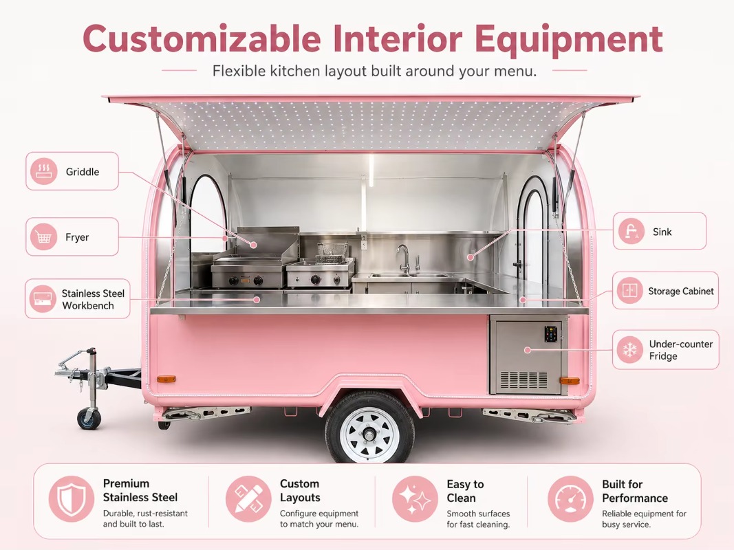 Fully Equipped Food Truck for  - Coffee Equipment Europe ulasan dan harga