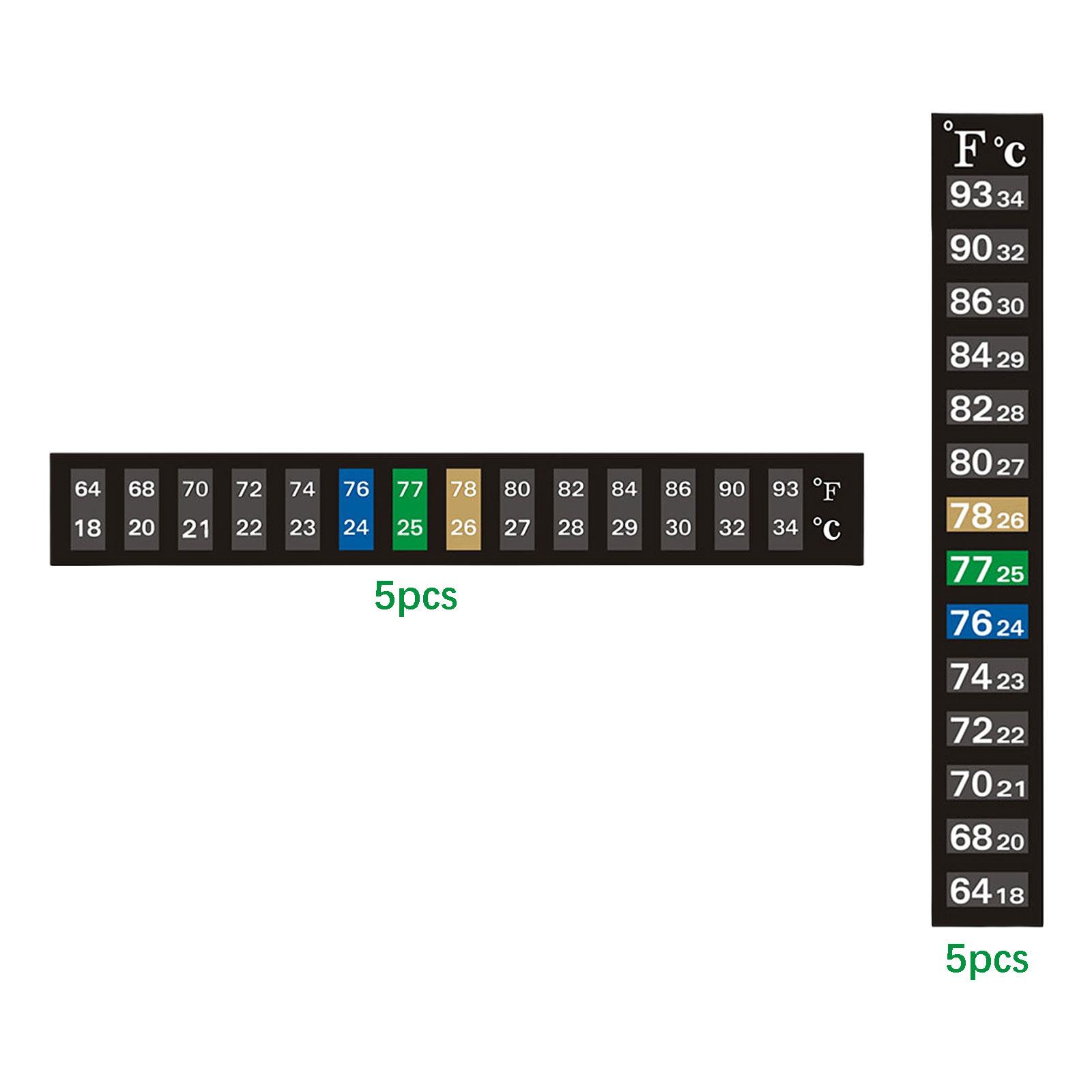 6x5x Aquarium Thermometer Stic - Temperature Strip Thermometer ulasan dan harga