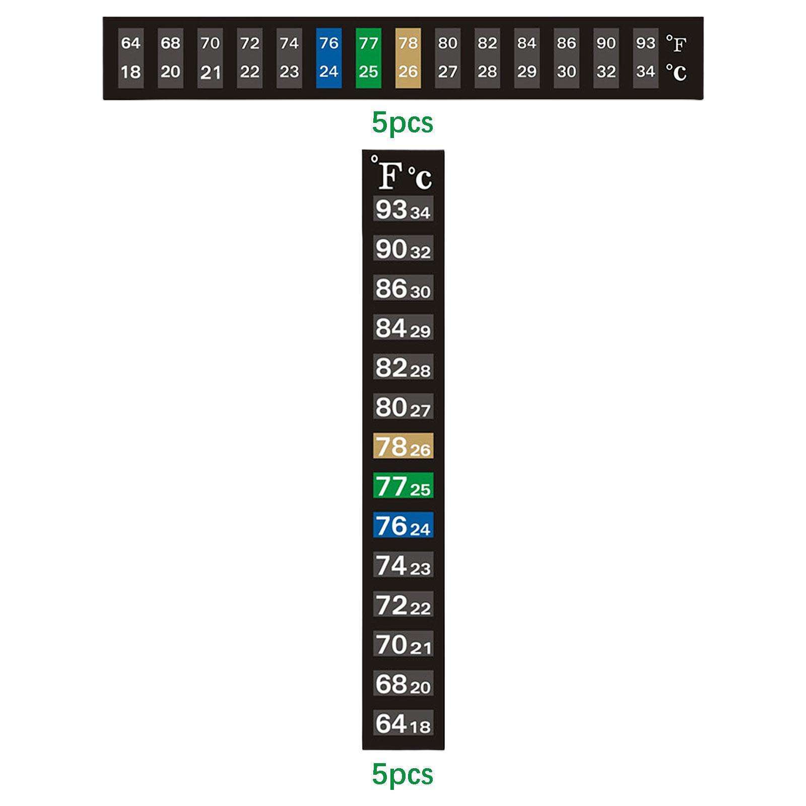 6x5x Aquarium Thermometer Stic - Temperature Strip Thermometer ulasan dan harga