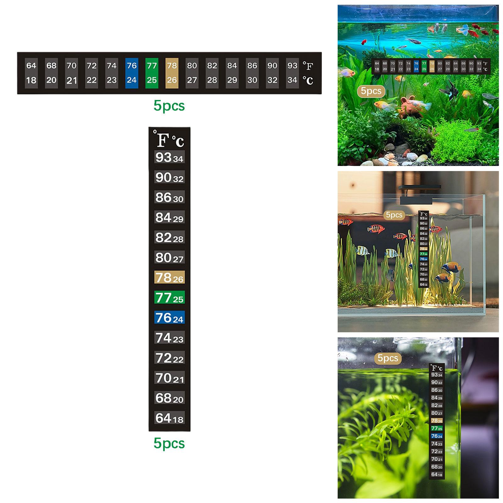6x5x Aquarium Thermometer Stic - Temperature Strip Thermometer ulasan dan harga