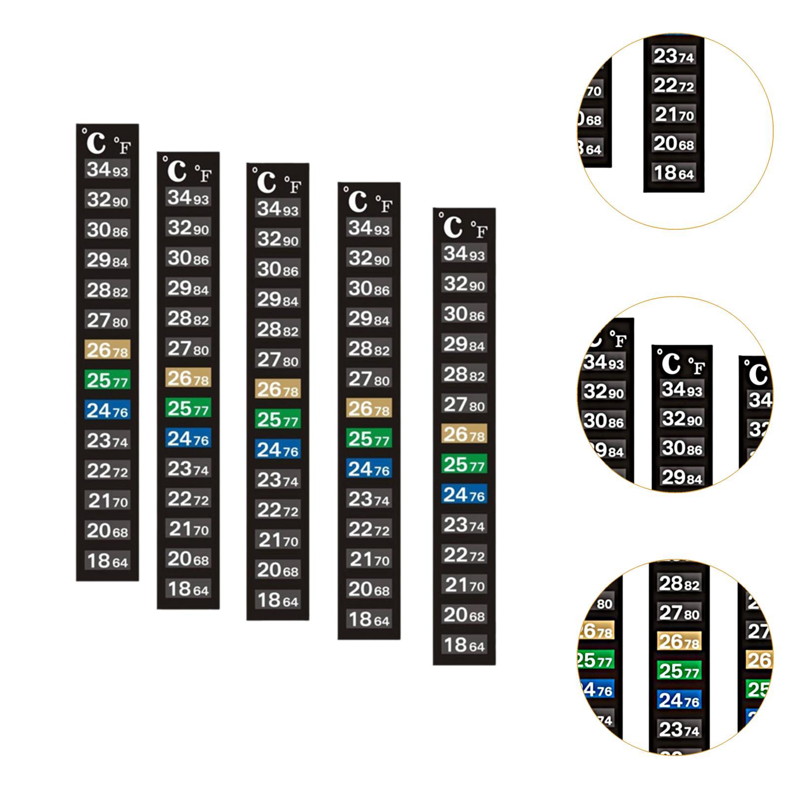 Aquarium Thermometer Strip Tem - Temperature Strip Thermometer ulasan dan harga