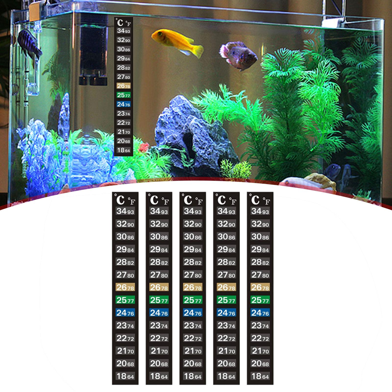 Aquarium Thermometer Strip Tem - Temperature Strip Thermometer ulasan dan harga
