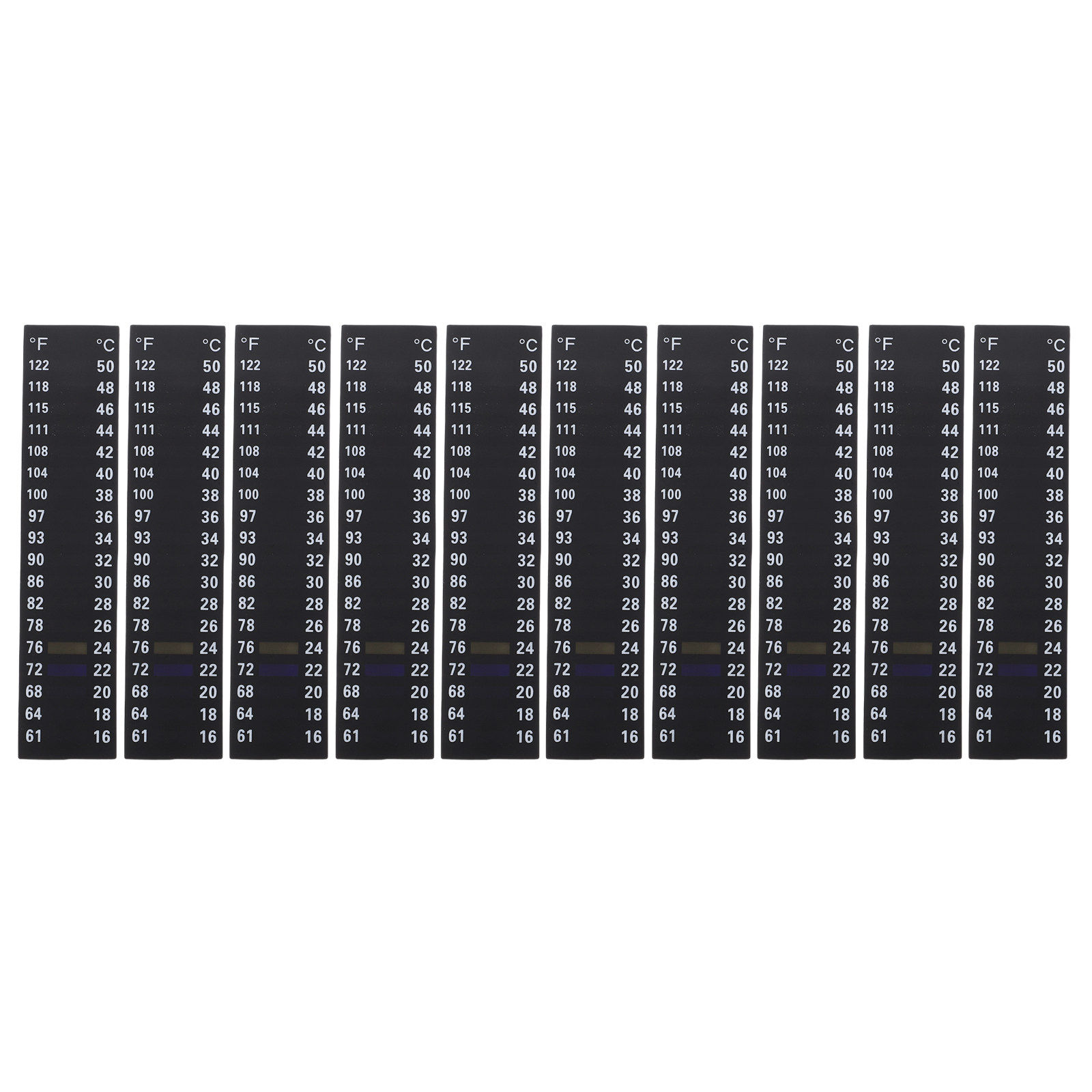 10Pcs Aquarium Water Strips Bo - Temperature Strip Thermometer ulasan dan harga