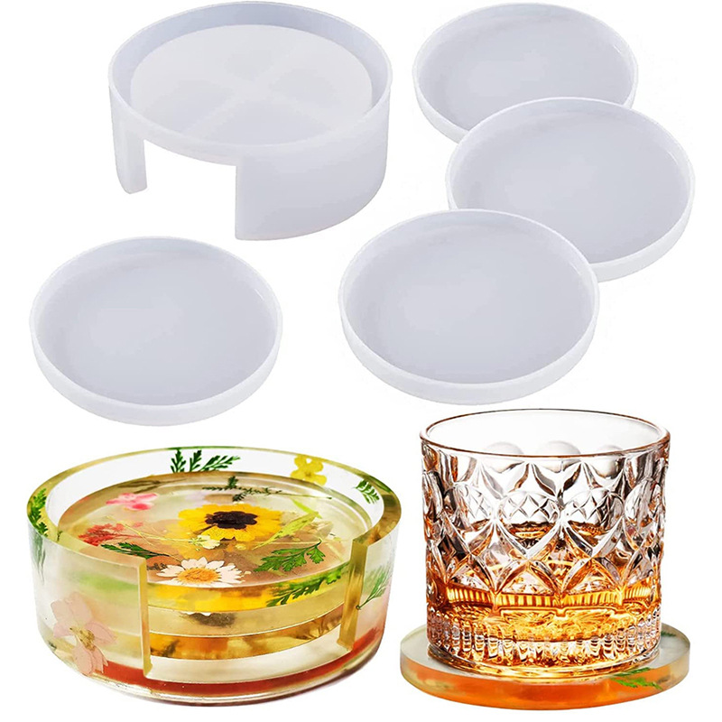 Round Square Coaster Silicone  - Coffee Equipment And Tools ulasan dan harga